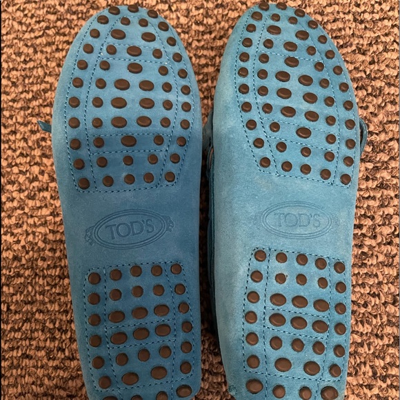 Tods Loafers Size 37 Blue - Picture 4 of 4